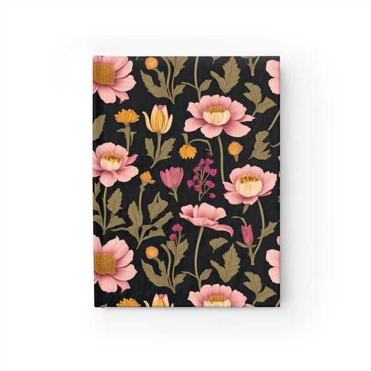 Vintage Floral Hardcover Journal